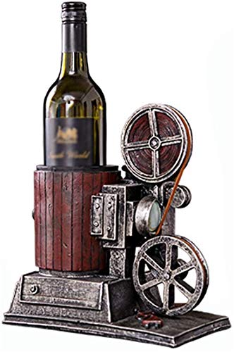 Soporte para botellas estilo medieval vintage de resina miniatura 1