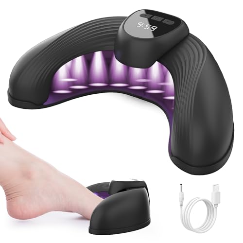 iKeener Nail Fungus Laser Device, 18 * 470nm & 4 * 930nm Rechargeable Anti Fungal Nail Treatment for Multiple Toenails and Fingernails, for Discolored Thickened Brittle Nails