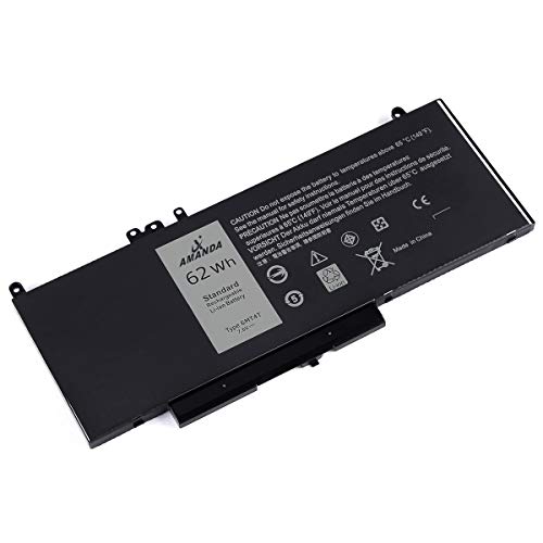 Amanda 6MT4T Battery 7.6V 62Wh Replacement for Dell Latitude E5470 E5570 7V69Y TXF9M 79VRK 07V69Y