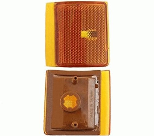 Discount Starter and Alternator GM2550145 Corner Light Replacement For GMC Sierra Driver Side Plastic Lens Without Bulbs