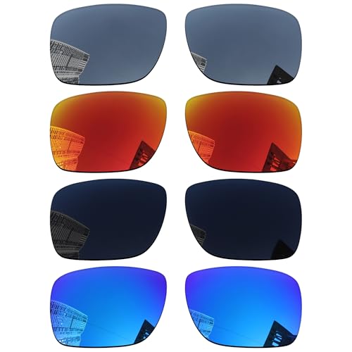 Image of Acefrog 4 Pairs Polarized Replacement Lenses for Ray-Ban Justin RB4165 54mm Sunglasses, Perfectly Fit, Shatterproof, Anti-scratch, Value Pack