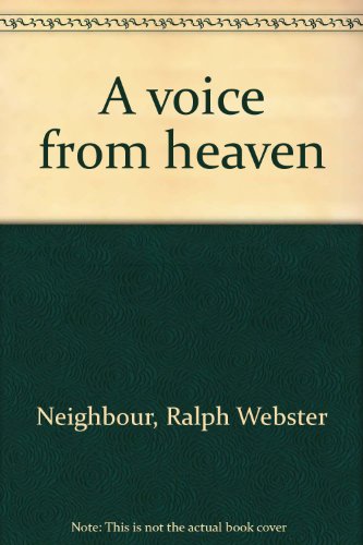 A voice from heaven B0007ESWPY Book Cover