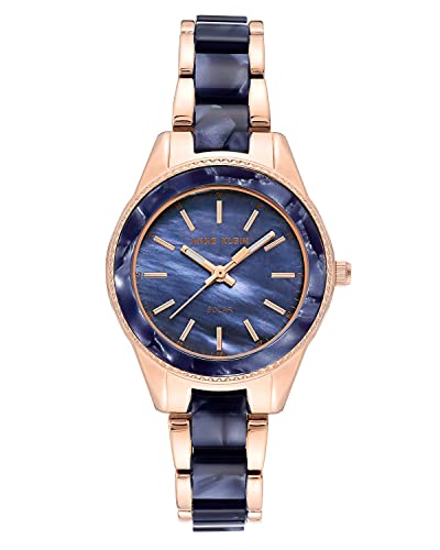 Anne Klein Women's Solar Powered Resin Bracelet Watch, AK/3770