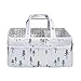 Trend Lab Mountain Baby Storage Caddy for Diaper Changing and Organizer for Newborn Essentials, 12 in x 6 in x 8 in (103742)