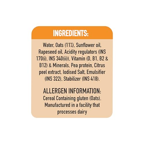 Image of Only Earth Oats Drink Barista Edition | Unsweetened Drink | Lactose Free | Preservatives Free | Plant Based | Dairy Alternative | Source of Calcium | Source of Vitamin D, B1, B2 & B12 | 1 Litre