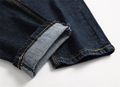 Jeans rasgados ajustados para hombre DGHM-JLMY miniatura 4