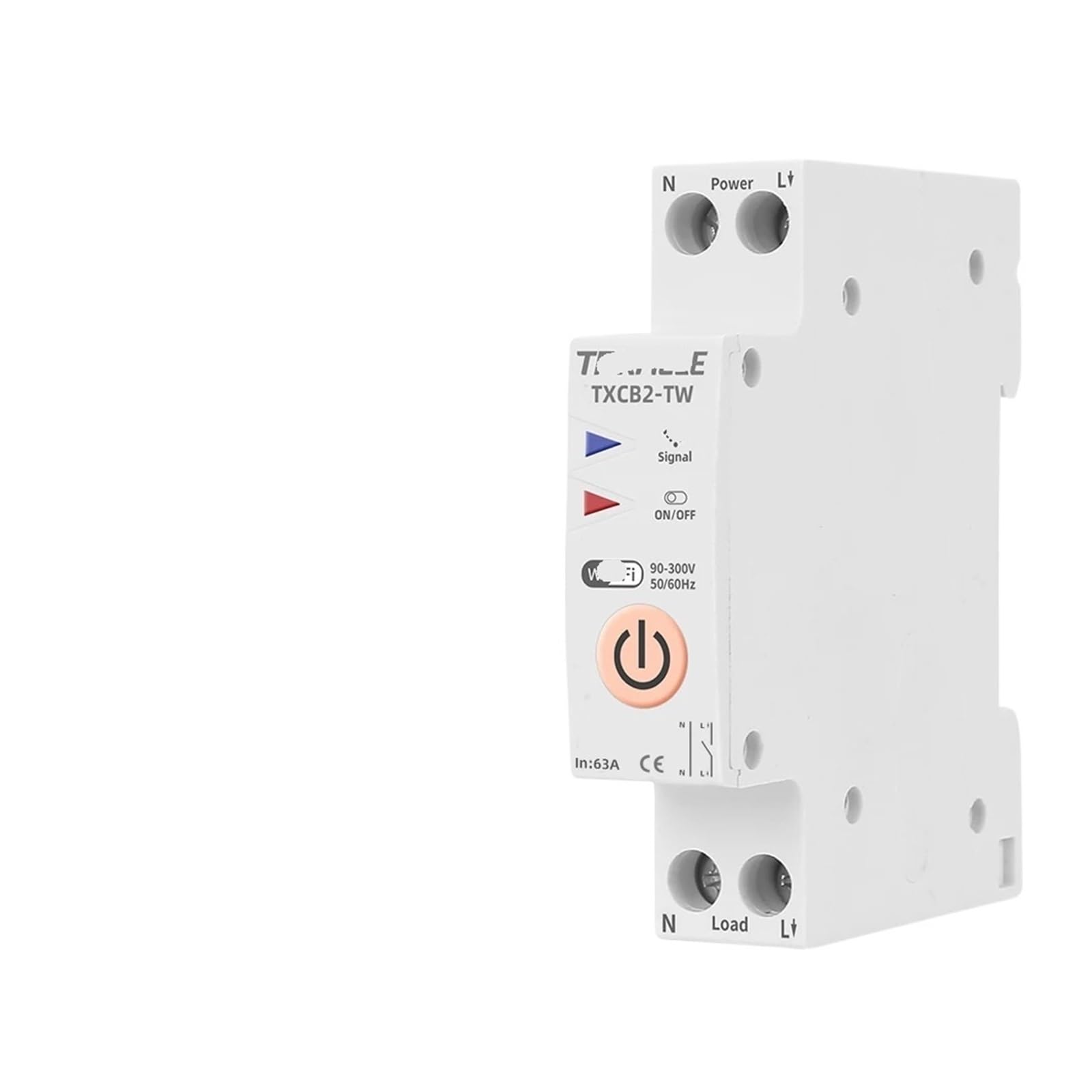 Disjoncteur compteur de puissance KWh 1P TXCB2-TW minuterie protection tension 20A - 2