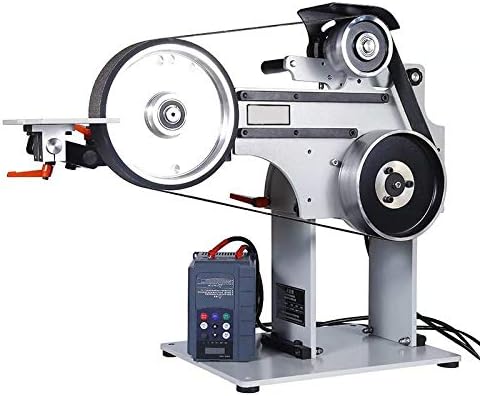 Miniatura 9 de INTSUPERMAI Lijadora de correa de velocidad variable con VFD 2Hp multifunchion lijadora de correa 220V 1500W