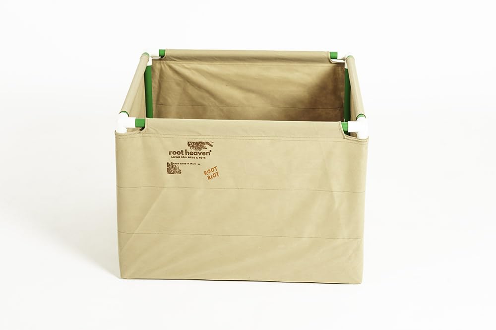 Root RIOT: Root Heaven Living Soil Beet aus 100% Polypropylen 70 x 70 x 50 cm für den Anbau von Cannabis - Optimale Wohlfühlbedingungen für Pflanzen