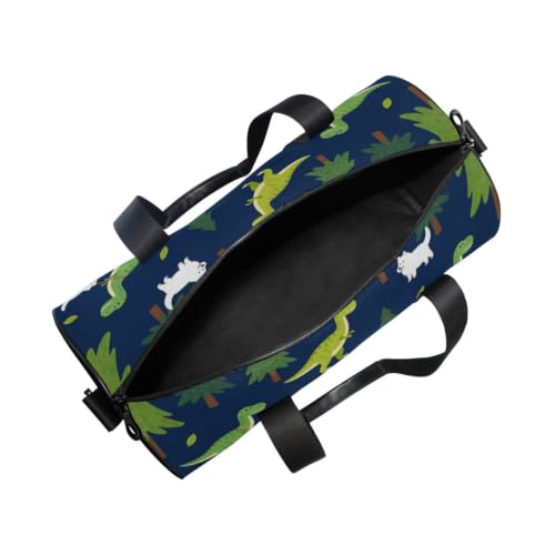 Bolsa deportiva redonda multiusos con correa de cincha resistente 5