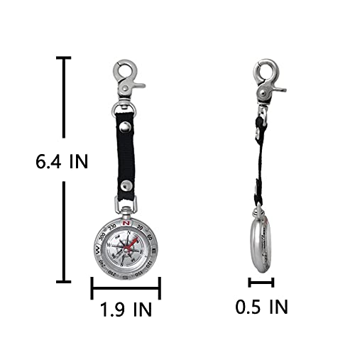 Zinc Alloy Pocket Compass,Portable Pocket Watch Compass,Gift Compass,Camping Survival Compass Suitable For Hiking Backpacking,Camping Plan,Fishing,Outdoor Accessories,1 Pcs #TOP1