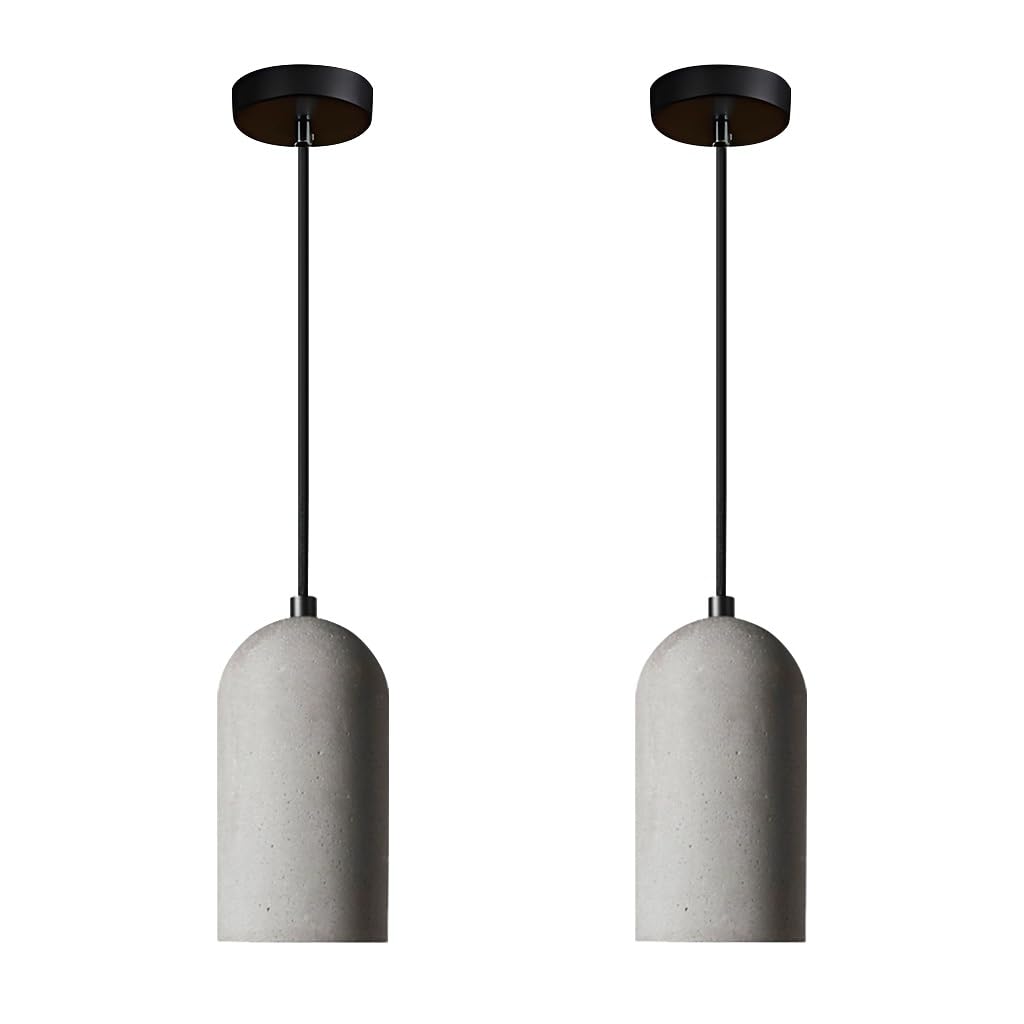 Lámpara colgante de hormigón retro para decoración rústica de granjas