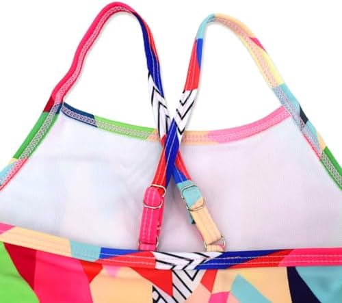 HONISEN Girls One Pieces Swimsuit Cute Swimwear Bathing Suits 2-12 Years