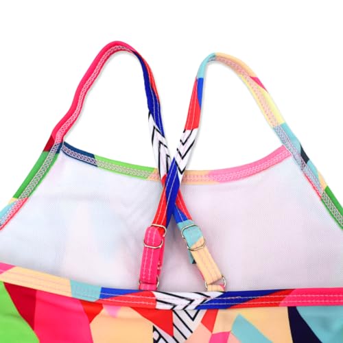 HONISEN Girls One Pieces Swimsuit Cute Swimwear Bathing Suits 2-12 Years