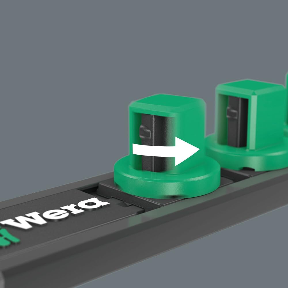Listwa magnetyczna 9660 B Impaktor Deep 1 z zestawem kluczy nasadowych, 3/8", 10 części