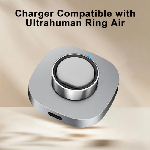 Charger Compatible with Ultrahuman Ring-Size 7,Fast Safe Charging Dock with USB-C Cable,Portable Design for Ultrahuman R - Additional View