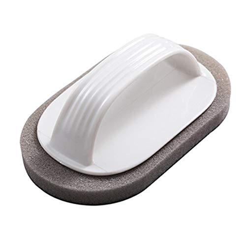 Preisvergleich Produktbild Emery Sponge Magic Scrub Brush Trockenreinigungspfanne Küchenwerkzeug Starke Dekontamination Schwammreinigungswerkzeug mit Griff - Braun