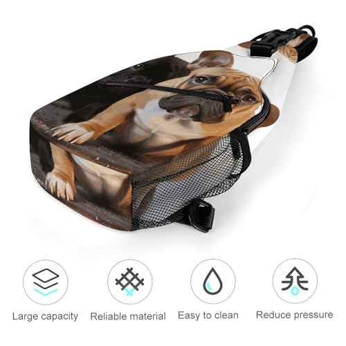 Bolso Sling Bag Crossbody Casual Unisex 15x8x4 pulgadas miniatura 5