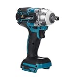 Deanyi 18V Elektro-Schlagschrauber 1/2-Zoll-Brushless Cordless, Drehmoment 520Nm Schlüssel Power Tool Schlagfrequenz: 0-4000ipm