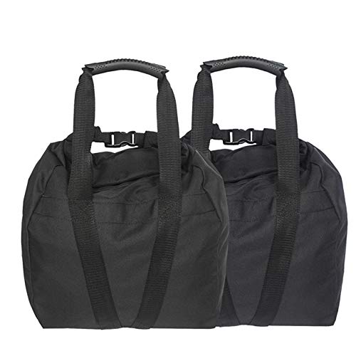 Barbella 2 Pcs Training Sandbag - Adjustable Canvas-Kettlebell-Sandbag with Handle, Portable Canvas Sand Kettlebell Soft Sand Bag Weightlifting Dumbbell, Heavy Fitness Power Sandbag Workout Sandbag