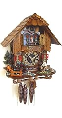 Cuckoo Clock Black Forest House with Moving Wood Chopper and Mill Wheel product image