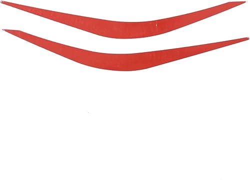 Miniatura 6 de Kit de decoración de cubierta de palas delanteras, calcomanías exteriores para parachoques delantero, calcomanías de fibra de carbono, accesorios