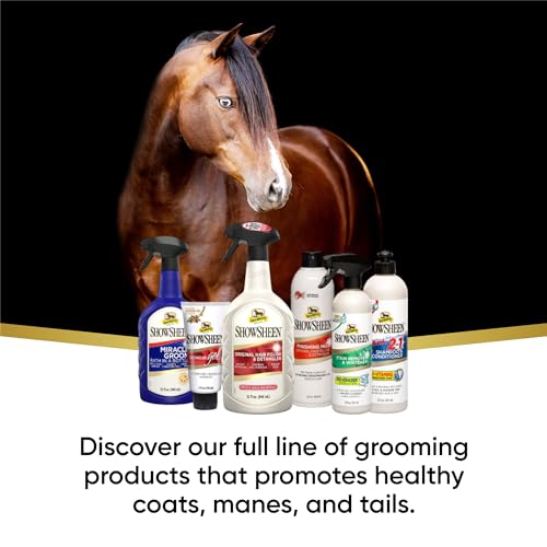 Absorbine-ShowSheen-Hair-Polish-Detangler-32oz-Spray-Bottle-Horse-and-Dog-Coat-Mane-and-Tail-Instant-Detangling-Reduces-Hair-Breakage-for-Healthy-Grooming-Radiant-Shine Absorbine ShowSheen Hair Polish & Detangler 32oz Spray Bottle, Horse and Dog Coat, Mane and Tail, Instant Detangling & Reduces Hair Breakage for Healthy Grooming & Radiant Shine - Image 5