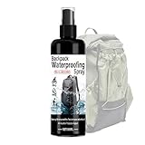Wasserdichter Stoffspray, 100 ml, Schutz für Rucksäcke und Ausrüstung, langanhaltendes Wasser für Outdoor-Wandern, Camping und regnerische Bedingungen
