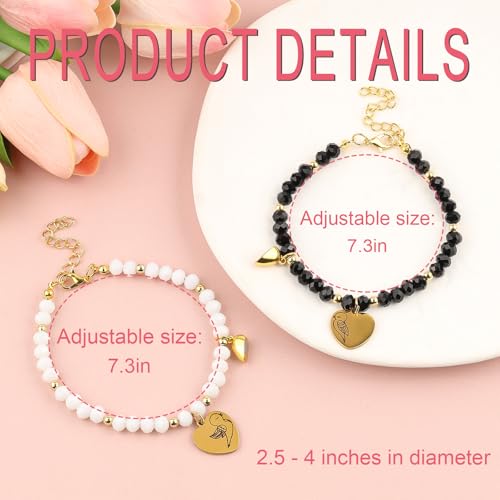 Matching bracelets for couples, Mockingbird bracelets for couples, Valentine's Day Jewelry Gifts Best Couple Gifts for Wife Girlfriend Boyfriends3