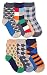 Jefferies Socks Little Boys' Fun Colorful Dress Crew Socks 6 Pair Pack, Multi, Small