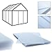 Produktbild ESTEXO Hohlkammerplatten Doppelstegplatten 14 Stück, 10,25 m², 60,5 x 121 cm, transparente Polykarbonat Platten 4 mm stark, Gewicht: 700g/m², Stegplatte, klar, Gewächshausplatten