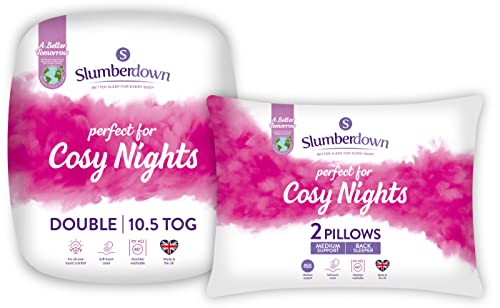 Slumberdown Double Duvet & Pillows Set 10.5 Tog