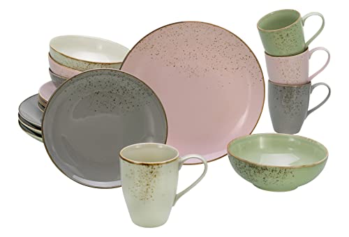 CreaTable, 20298, Serie Nature Collection VINTAGE GARDEN, 16-teiliges...