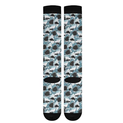 Image of Compression Socks for Women & Men, Knee High Socks for Circulation Medical Running Athletic Nurse Travel