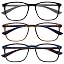 Pack of 3 | Black / Brown / Blue