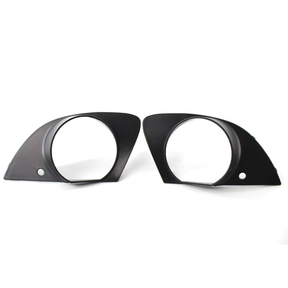 Compatible With For 750i 760Li E65 E66 2006 2007 2008 51117142180 2Pcs Car Front Bumper Left And Right Fog Light Lamp Grill Covers Black Fog Lamp Grill