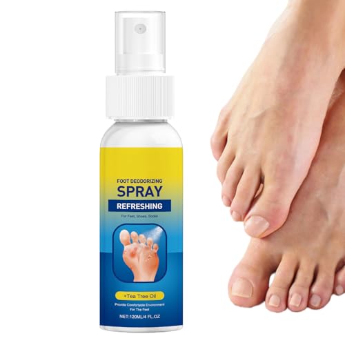 Spray para Pies - Productos De Cuidado De La Piel Para Aliviar Picazón 120 ml | Eliminador del Mal Olor de Pies,para Hombre y Mujer en Viajes Exteriores Gimnasio Trabajo y Oficina