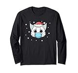 Photo Gallery cat wearing face mask | kitten santa christmas maglia a manica Photo Gallery cat wearing face mask | kitten santa christmas maglia a manica