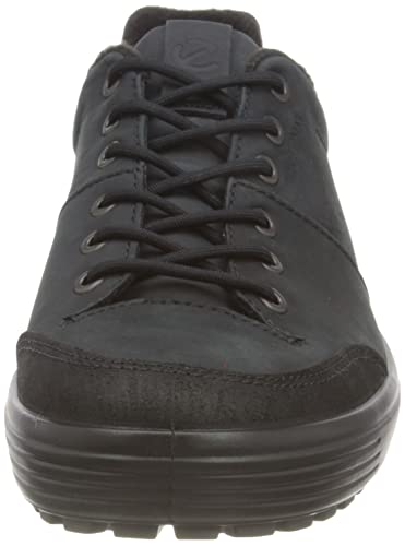 Ecco Men's Soft 7 Tred Hydromax Water Resistant Winter Sneaker, Black/Black Nubuck, 10-10.5 #TOP1