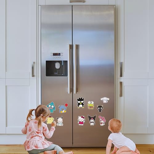 Image of Dia & Tia-Premium Fridge Magnets-Made in India for Office, Kitchen, refrigirators, Magnetic Boards-Motivational Quotes, Culture, Gamers, Cute Cartoons (KuromiFriends)