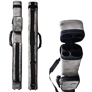 TalveX 2 x 2 Hartschalen-Queue-Tragetasche