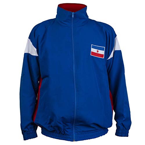 Yugoslavia 1980's Retro Vintage Commonist Era National Football Soccer Jacket Tracksuit Jumper