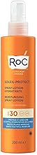 RoC - Soleil-Protect Moisturizing Lotion Spray SPF 30 - Non-Greasy Sun Cream - High Protection - Water Resistant - 200 ml
