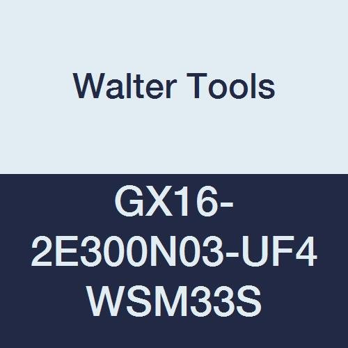 GX16-2E300N03-UF4 WSM33S Carbide Tiger-Tec Grooving Indexable Turning Insert, 0.012" Corner Radius (Pack of 10)
