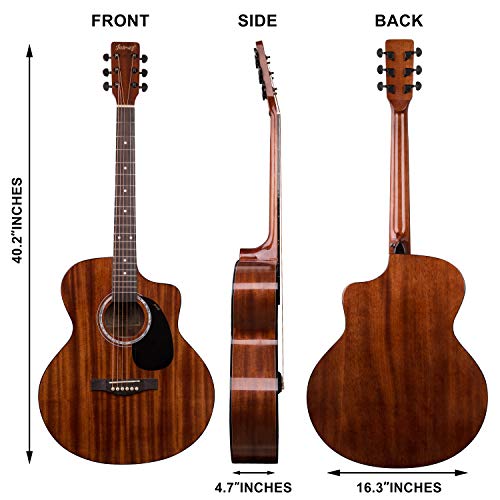 Image of JUAREZ Arpeggio Guitar JRA41MAH-F, mahogany