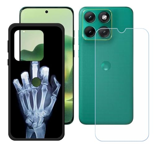 BMPNLSZ �K�p Motorola Edge 70 Fusion�p+HD�����K���X�ɓK�����ėpTPU�P�[�X�A�V���J�Q���P�[�X�o���p�[�ی�o�b�N�P�[�X-Motorola Edge 70 Fusion�p�ɓK����9�d�x�X�N���C�u�h�~�X�N���[���v���e�N�^(6,