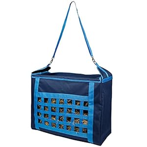 xllLU Grote Hooi Bag Gedroogd stro Opbergtas Front Grid-Opening om Voeding Snelheid Slow Feeder voor Paard Schapen Vee…