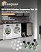 W11130362 MVWX655DW1 SWTW5000DW2 WTW5000DW3 WTW5000DW1 Washer Suspension Rod Kit fit for Whirlpool Maytag Kenmore Crosley Washer MVWC565FW2 MVWC565FW1 Replaces W10594080 W10735786 W10748956 by Cenipar