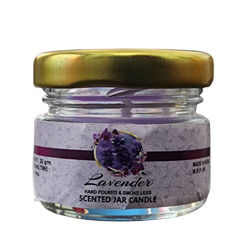 Image of Mini Jar Paraffin Wax Candles Perfect for Decoration of Dinner, Wedding Parties, Church, Spa, Restaurant, Smokeless Dripless Long Lasting(Set of 5 - Burn Time: 6 Hr)