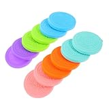 PRETYZOOM Tapas De Silicona para Vasos Yogur 5.5 Cm, Tapas Redondas Flexibles De...